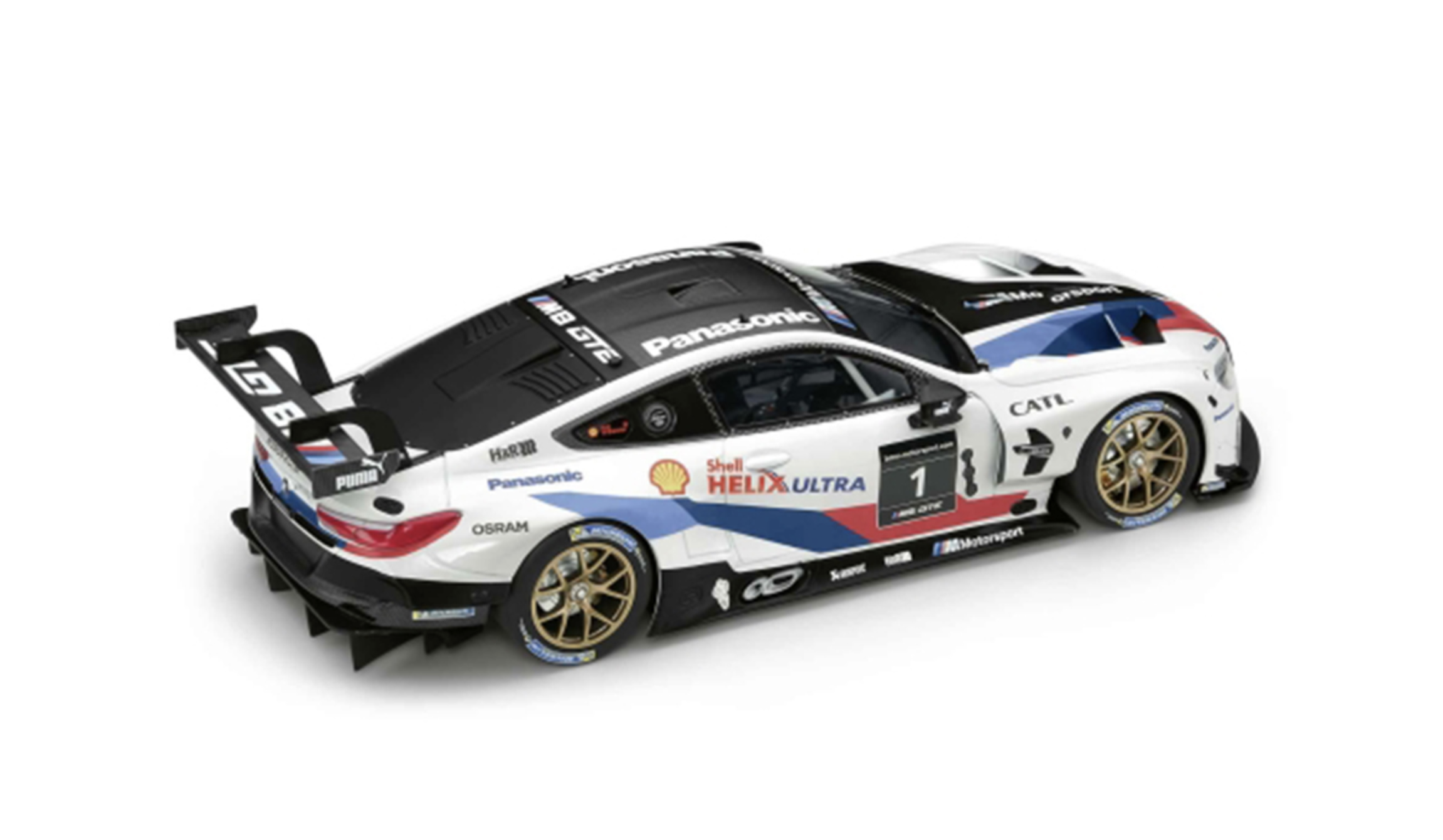 Модель гоночного автомобиля BMW M8 GTE