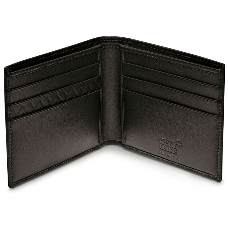 Кожаный кошелек BMW Wallet without Coin Compartment, by Montblanc, Black