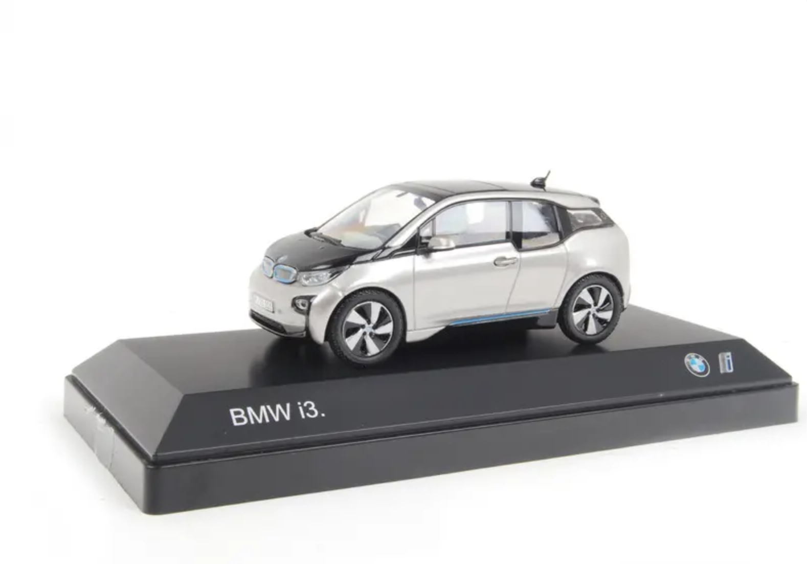 Модель автомобиля BMW i3 (i01), 1:43 scale, Andesite Silver
