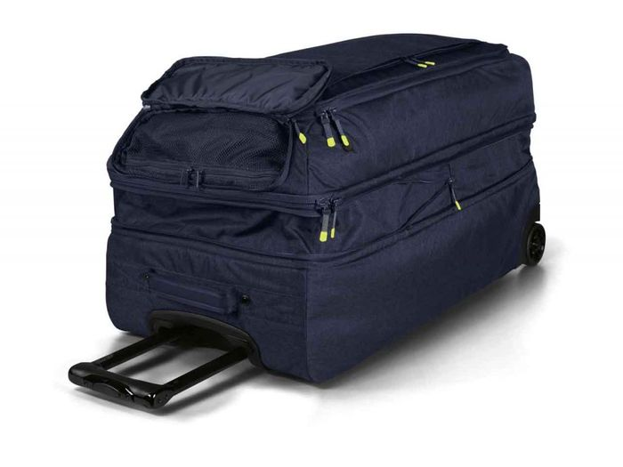 Туристическая сумка на колесиках BMW Active Travel Bag Trolley, Blue / Lime