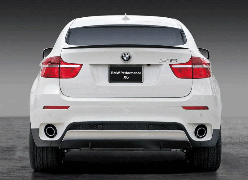 Накладка на бампер задний BMW X6 E71