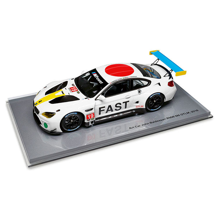 Модель автомобиля BMW M6 GTLM Art Car John Baldessari, 1:18