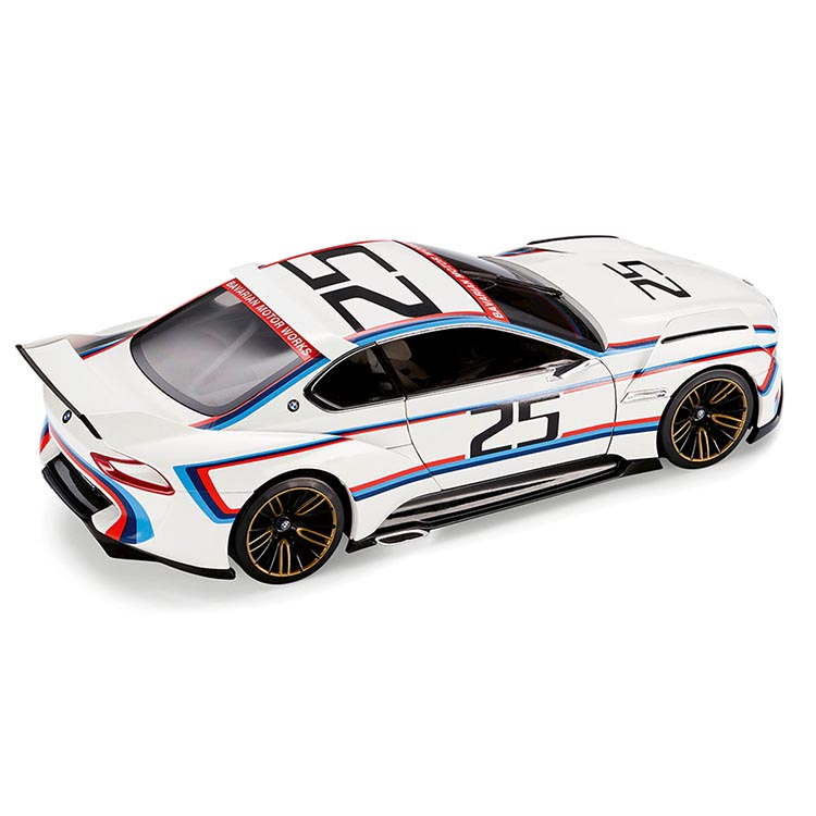 Модель автомобиля BMW 3.0 CSL R Hommage, White
