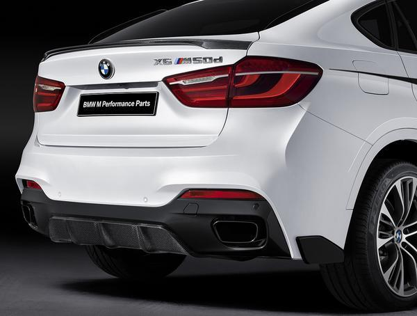 Карбоновый диффузор M Performance для BMW X6 F16