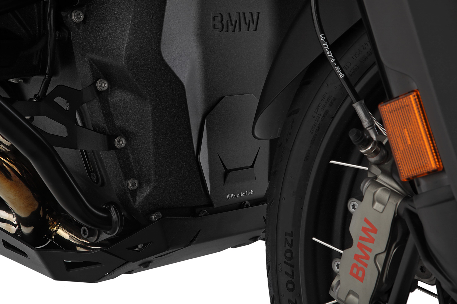 Защита картера двигателя Wunderlich R1300GS/ADV/R/RS/RT чёрная