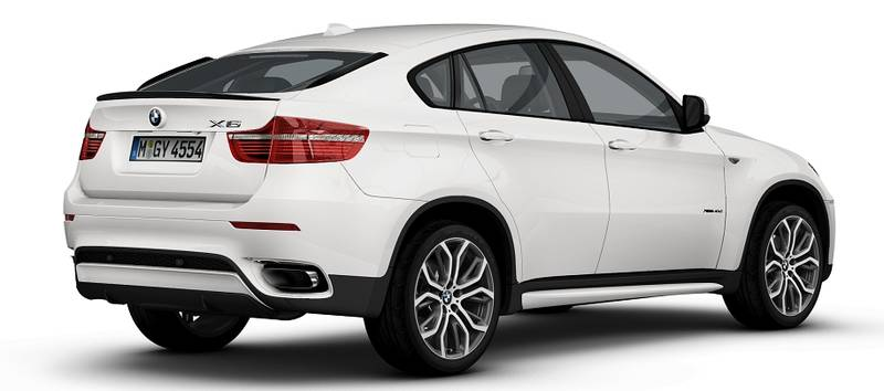 Накладка на бампер задний BMW X6 E71