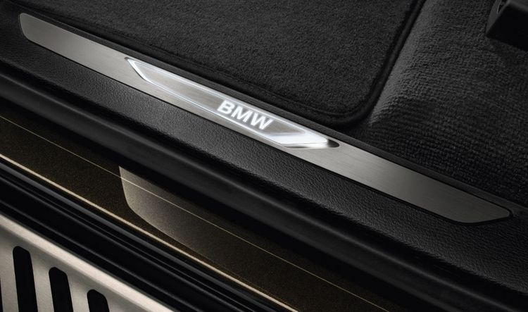 Светодиодные накладки на пороги BMW X5 F15/X6 F16