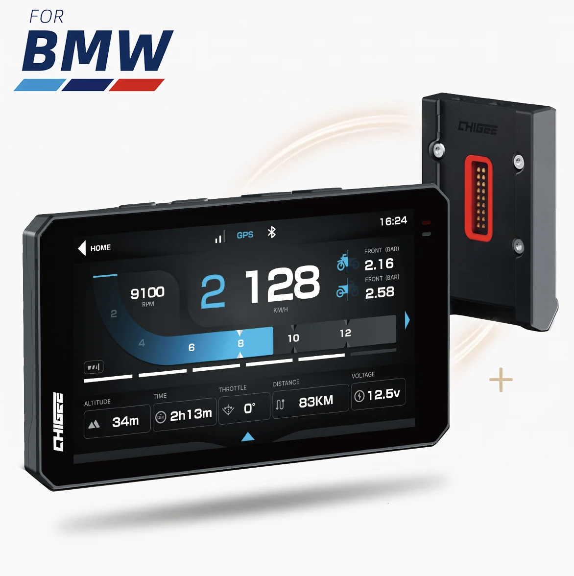 CarPlay для мотоцикла CHIGEE AIO-6 LTE 4G BMW Edition